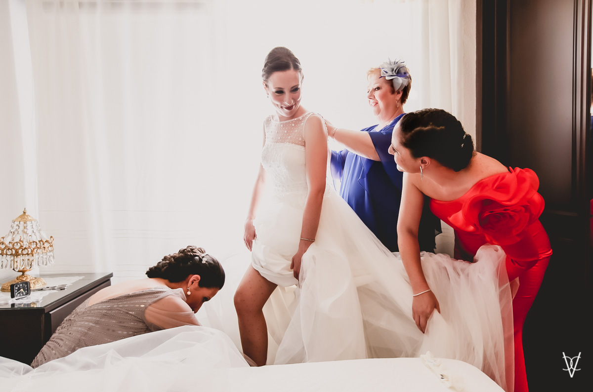 Fotos de boda en Sevilla vestido novia